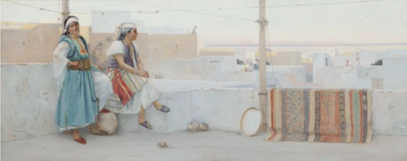 Donne sulla terrazza, Tangeri, 1890